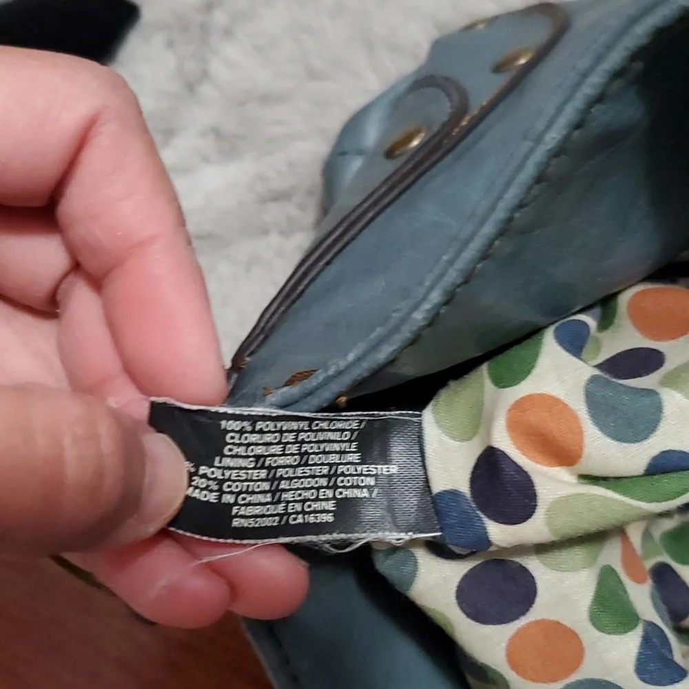 Axcess by Liz Claiborne blue hobo shoulder bag